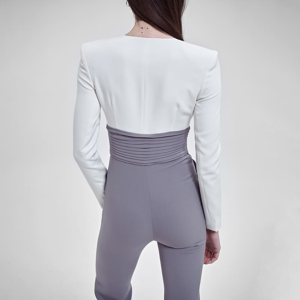 Camomile JUMPSUIT MILK/GREY