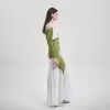 Eustoma BLOUSE GREEN/WHITE
