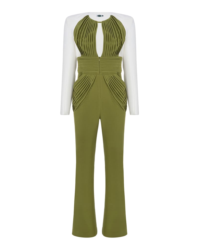Camomile JUMPSUIT MILK/GREEN