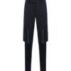 Skini CAMPANULA pants with jersey pockets are black