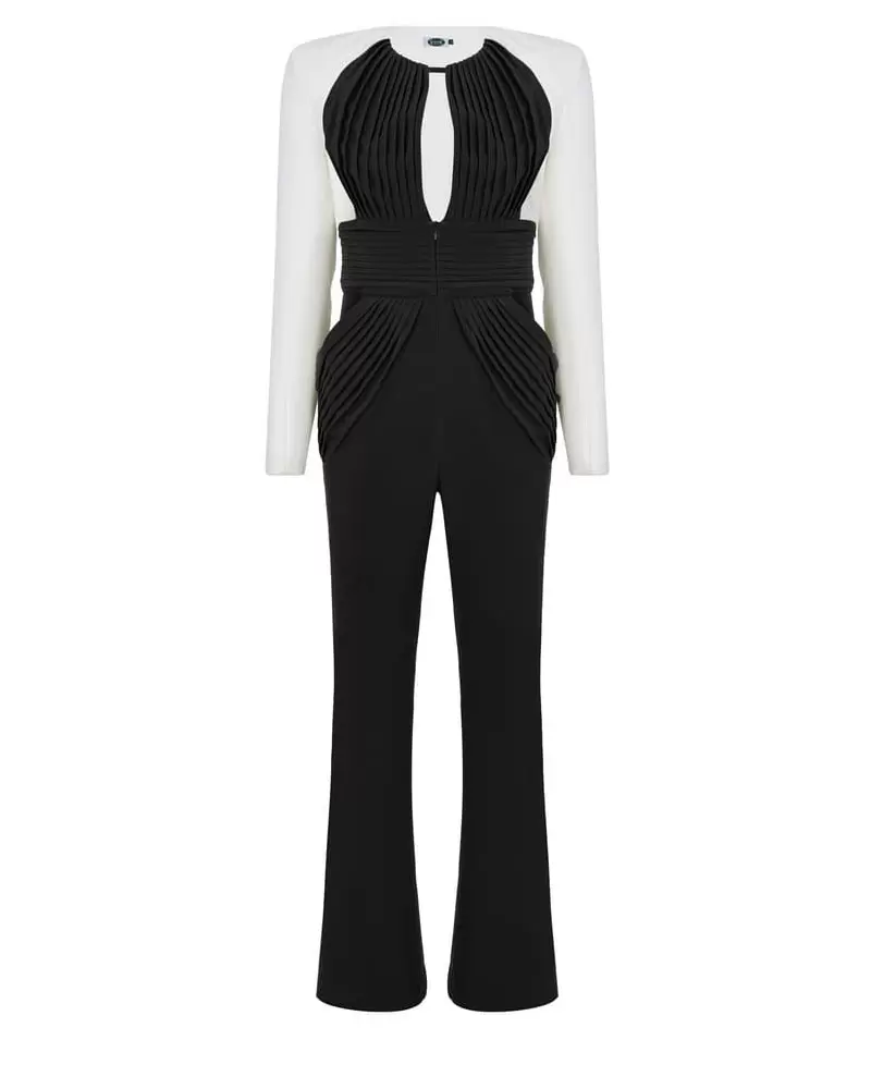 Camomile JUMPSUIT MILK/BLACK