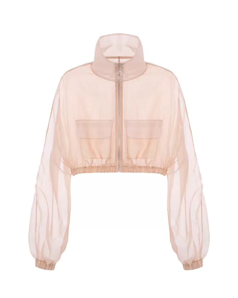 Jacket CAMPANULA organza beig