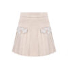 CALLA skirt satin silk beig