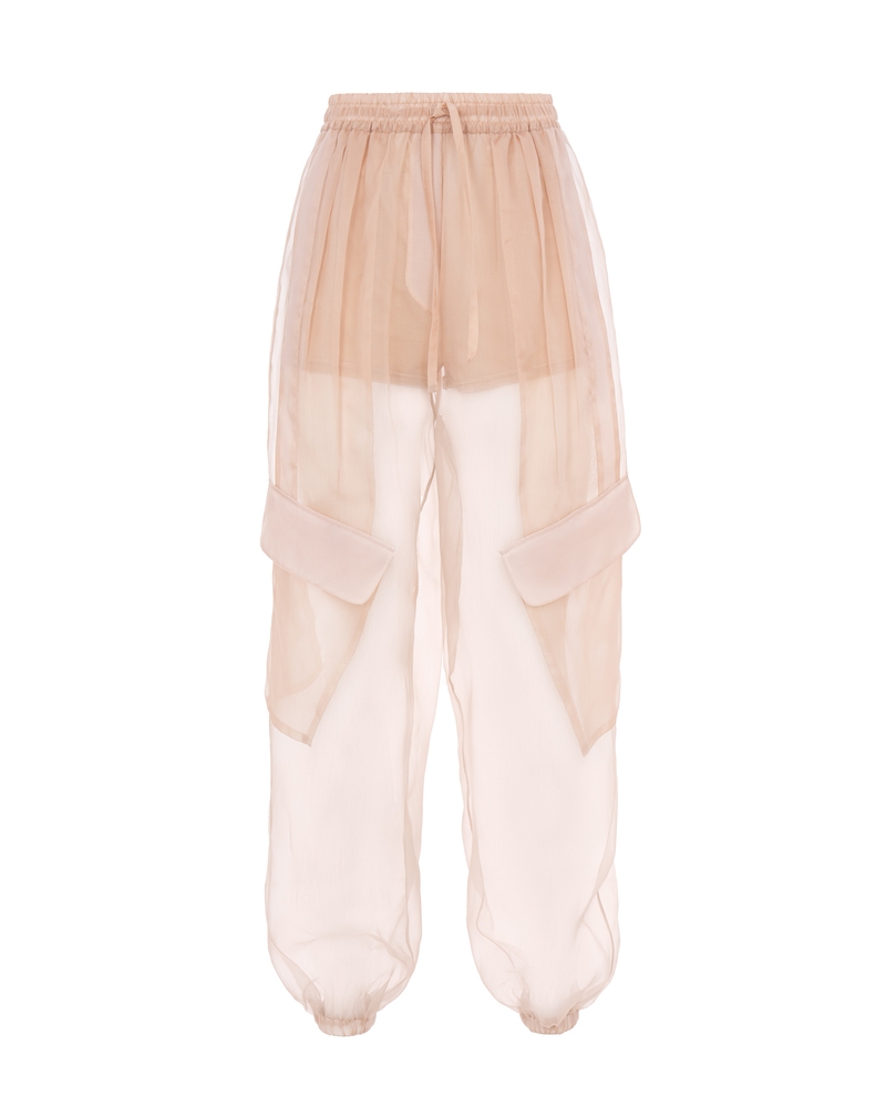 Pants CAMPANULA organza beig