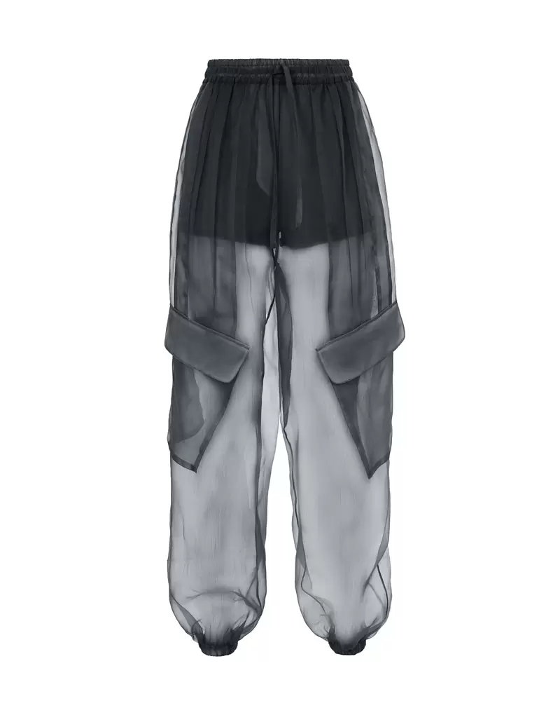 Pants CAMPANULA organza black