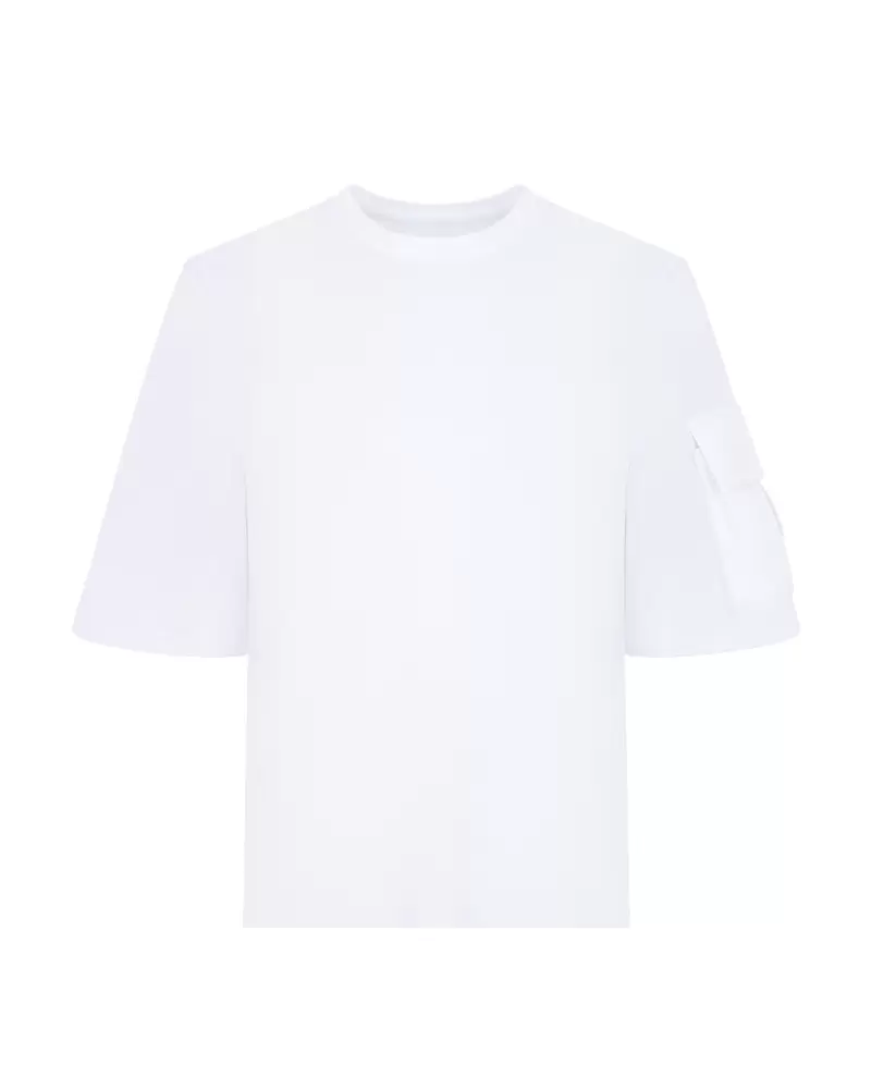 T-shirt CAMPANULA elongated white